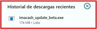 Ejecutable de la demo de ImaCash